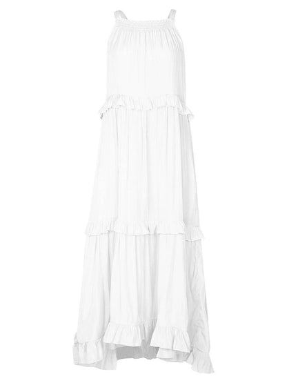 Irregular Cake Sleeveless Maxi Dress - Seldom Seen Styles