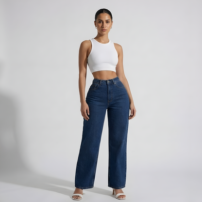 Original Butt Lifting Mid-Low Rise Straight-Leg Jeans