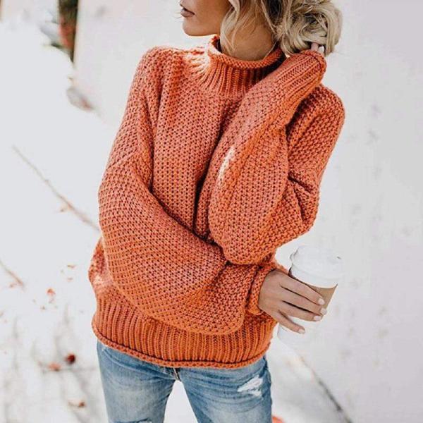 Knit Loose Pullover Fashion Sweater - Seldom Seen Styles