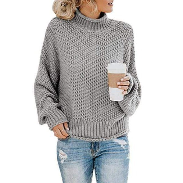 Knit Loose Pullover Fashion Sweater - Seldom Seen Styles