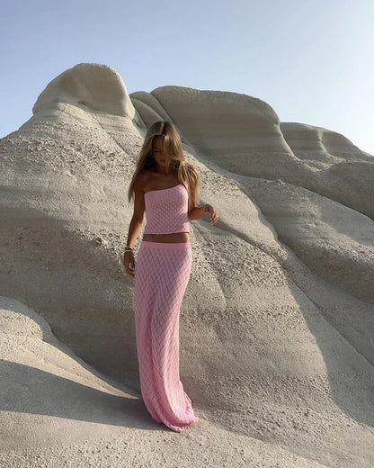 Liberty | One-Strap Knitted Set - Seldom Seen Styles