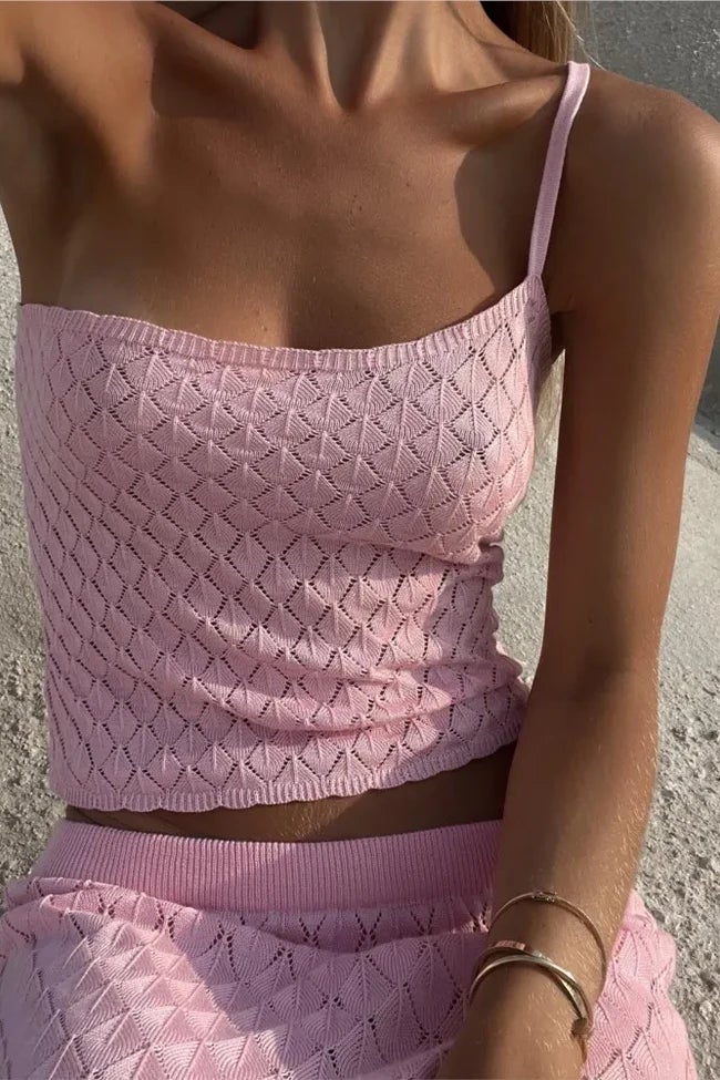 Liberty | One-Strap Knitted Set - Seldom Seen Styles