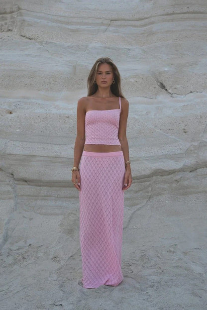 Liberty | One-Strap Knitted Set - Seldom Seen Styles