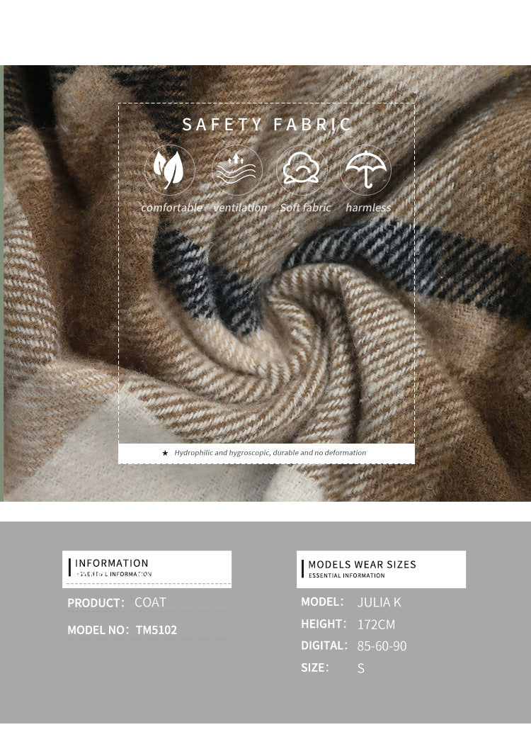 Long Jackets for Women Loose Fit Long Sleeve Flannel Plaid Coat Casual Button Down Lapel Shirt Jacket - Seldom Seen Styles