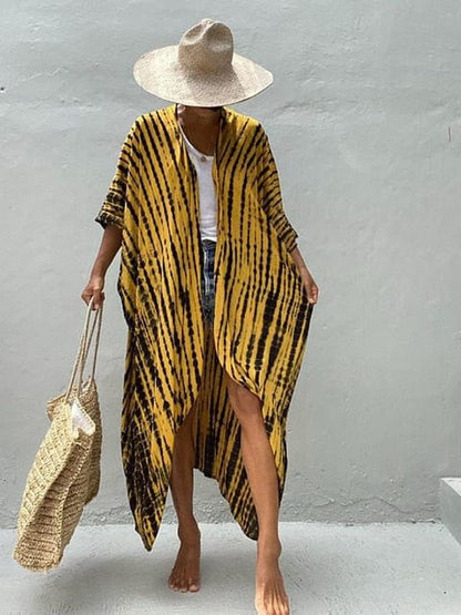 Long Kimono Swimsuit Cover Up - Seldom Seen Styles