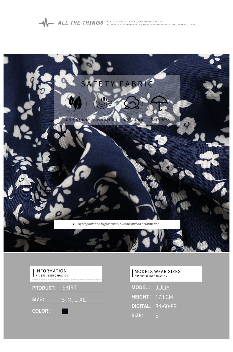 Long Skirts for Women Trendy Elastic Waist Flowy Summer Ankle Length Boho Flared A Line Tiered Maxi Skirt - Seldom Seen Styles