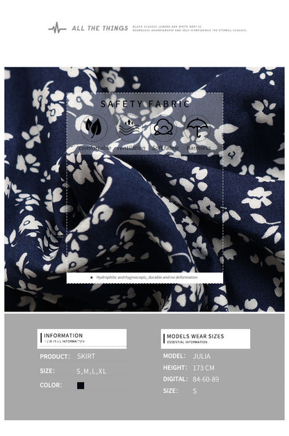 Long Skirts for Women Trendy Elastic Waist Flowy Summer Ankle Length Boho Flared A Line Tiered Maxi Skirt - Seldom Seen Styles