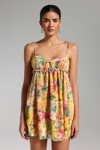 Madison Floral Mini Dress - Seldom Seen Styles