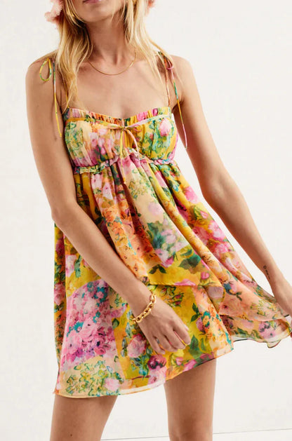 Madison Floral Mini Dress - Seldom Seen Styles