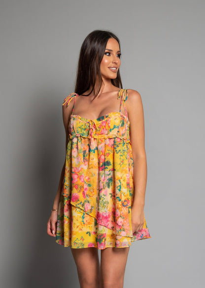Madison Floral Mini Dress - Seldom Seen Styles