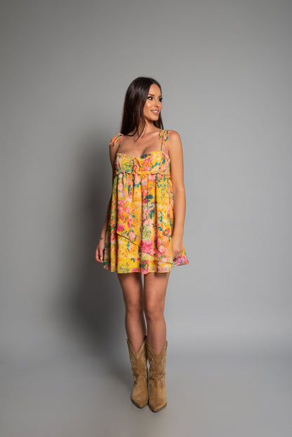 Madison Floral Mini Dress - Seldom Seen Styles