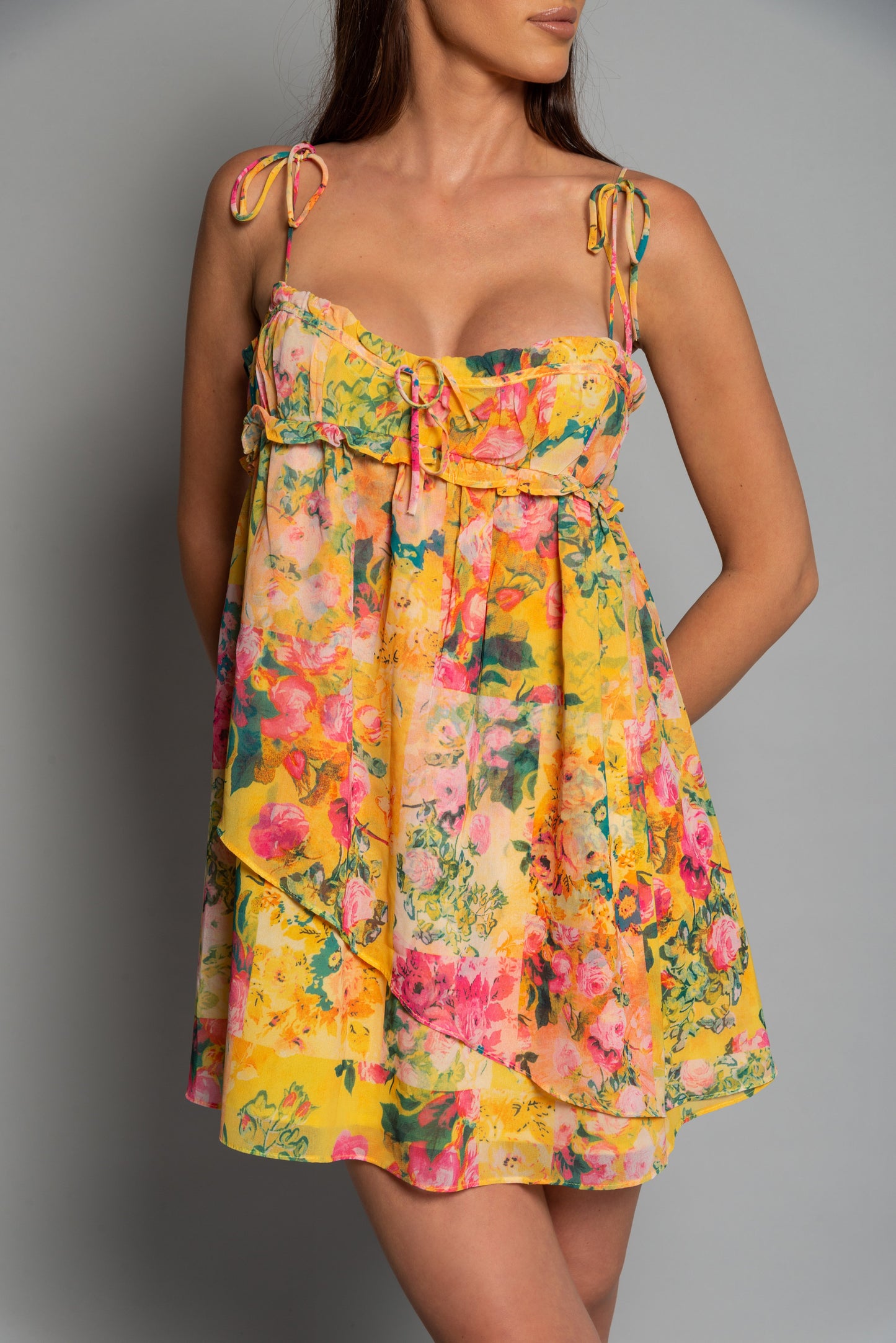 Madison Floral Mini Dress - Seldom Seen Styles