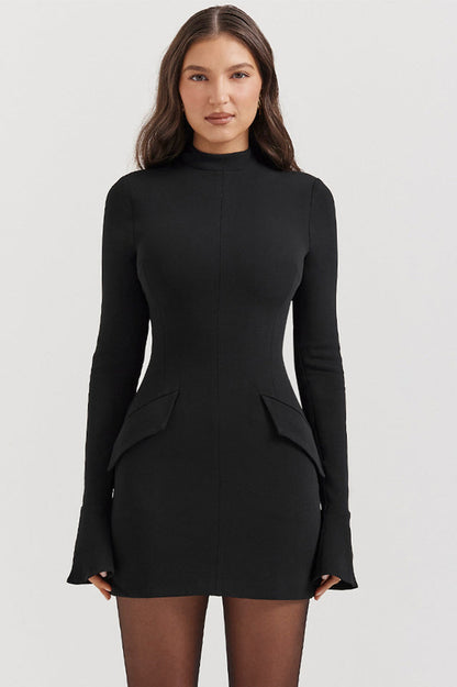 Mahalia Navy Mini Dress - Seldom Seen Styles