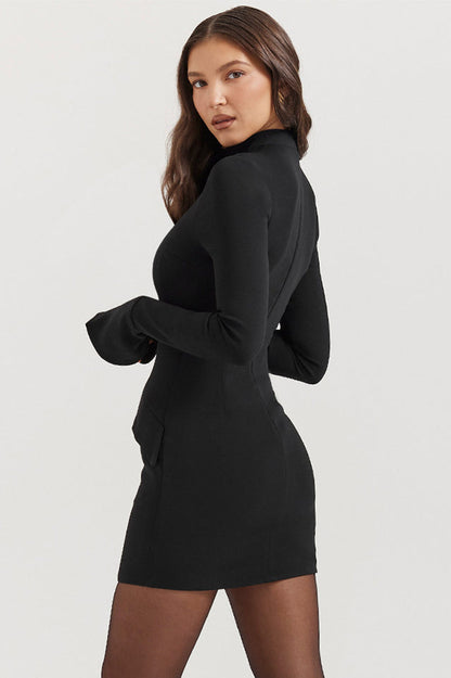 Mahalia Navy Mini Dress - Seldom Seen Styles