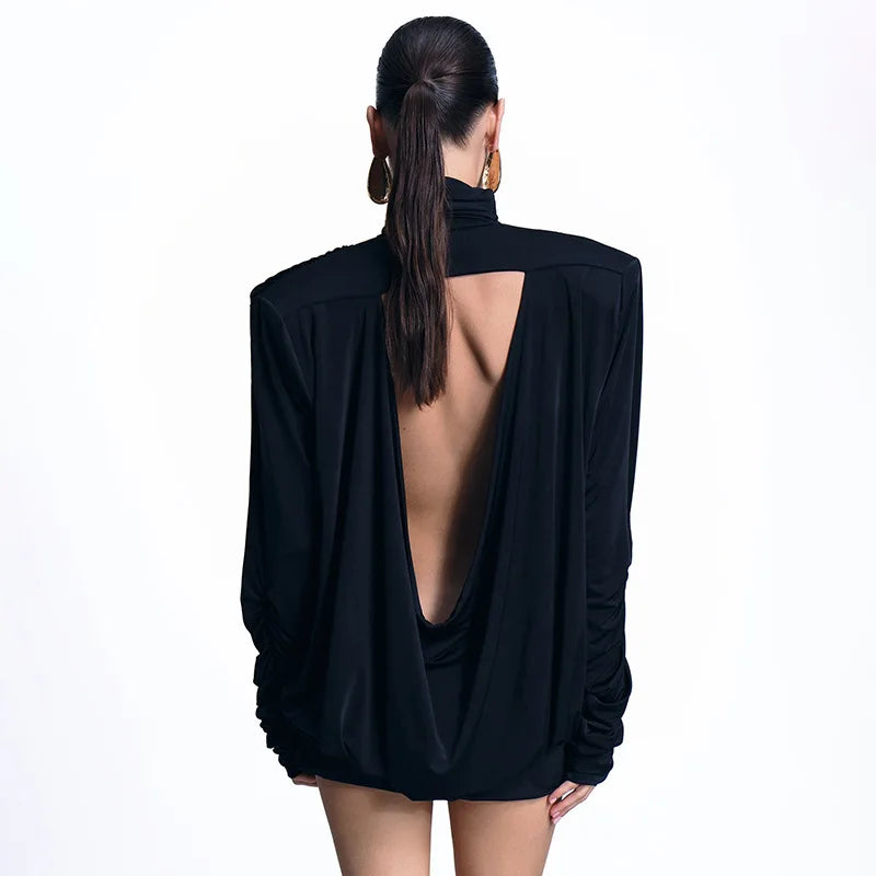 Marsala high neck long shirt dresses for women - Seldom Seen Styles