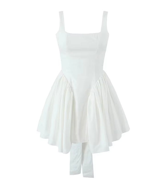 Martini Tie Bow Mini Dress - Seldom Seen Styles