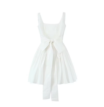 Martini Tie Bow Mini Dress - Seldom Seen Styles