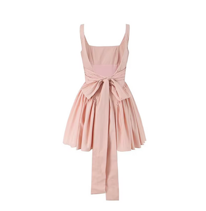 Martini Tie Bow Mini Dress - Seldom Seen Styles