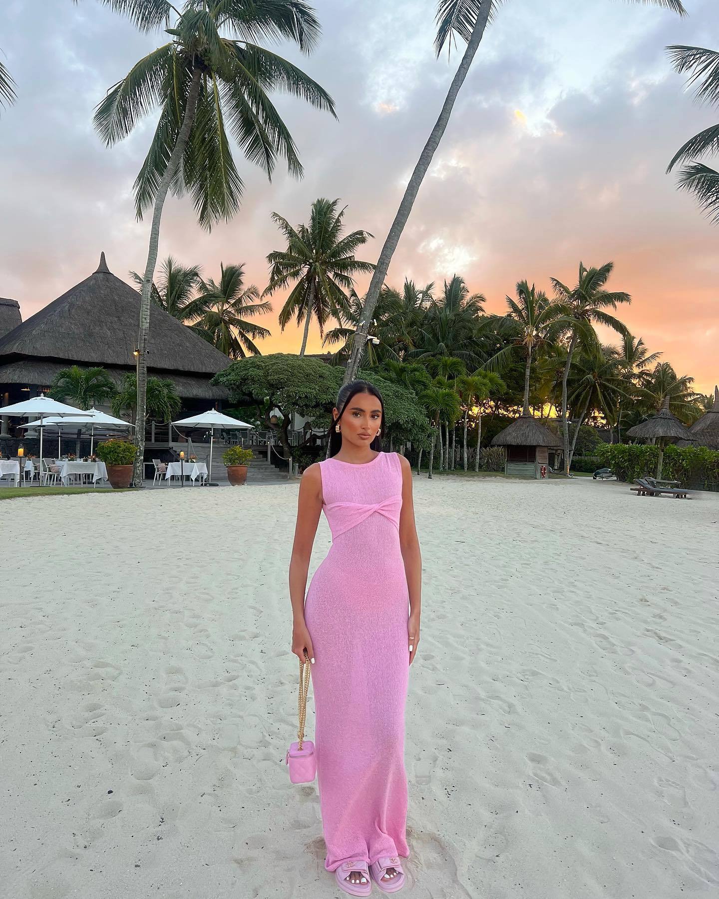 Mika | Round Neck Knitted Maxi Dress - Seldom Seen Styles