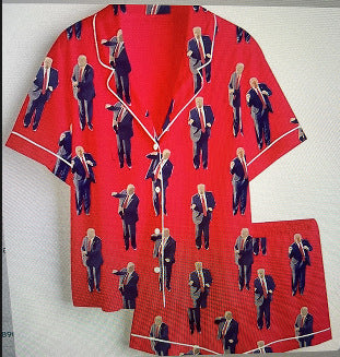 Moon Princess Sailor Guardians Wand Satin Pajama Set For Women Print Comfy Satin Sleepwear & Loungewear Pjs Printing Silky Top & Bottoms - SHESHOW - Seldom Seen Styles