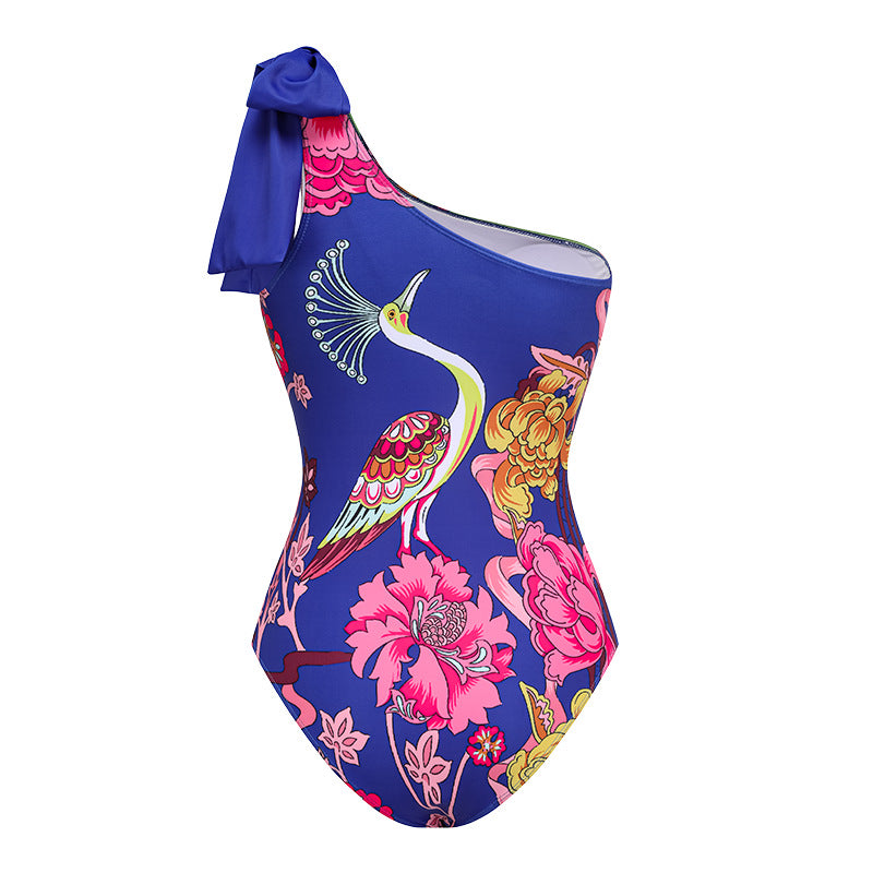 New Printed Fashion Design Hot Spring Swimsuit Women's One-Piece Two-Piece Set - Seldom Seen Styles