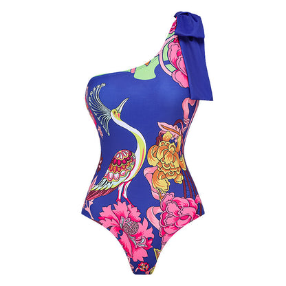 New Printed Fashion Design Hot Spring Swimsuit Women's One-Piece Two-Piece Set - Seldom Seen Styles