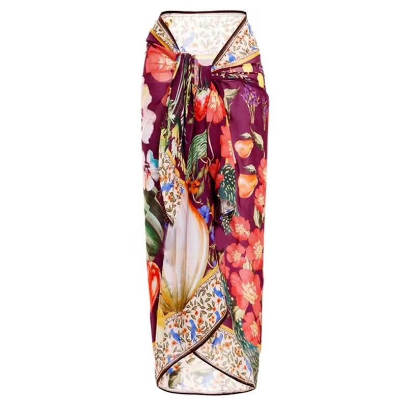 New Printed Fashion Design Hot Spring Swimsuit Women's One-Piece Two-Piece Set - Seldom Seen Styles