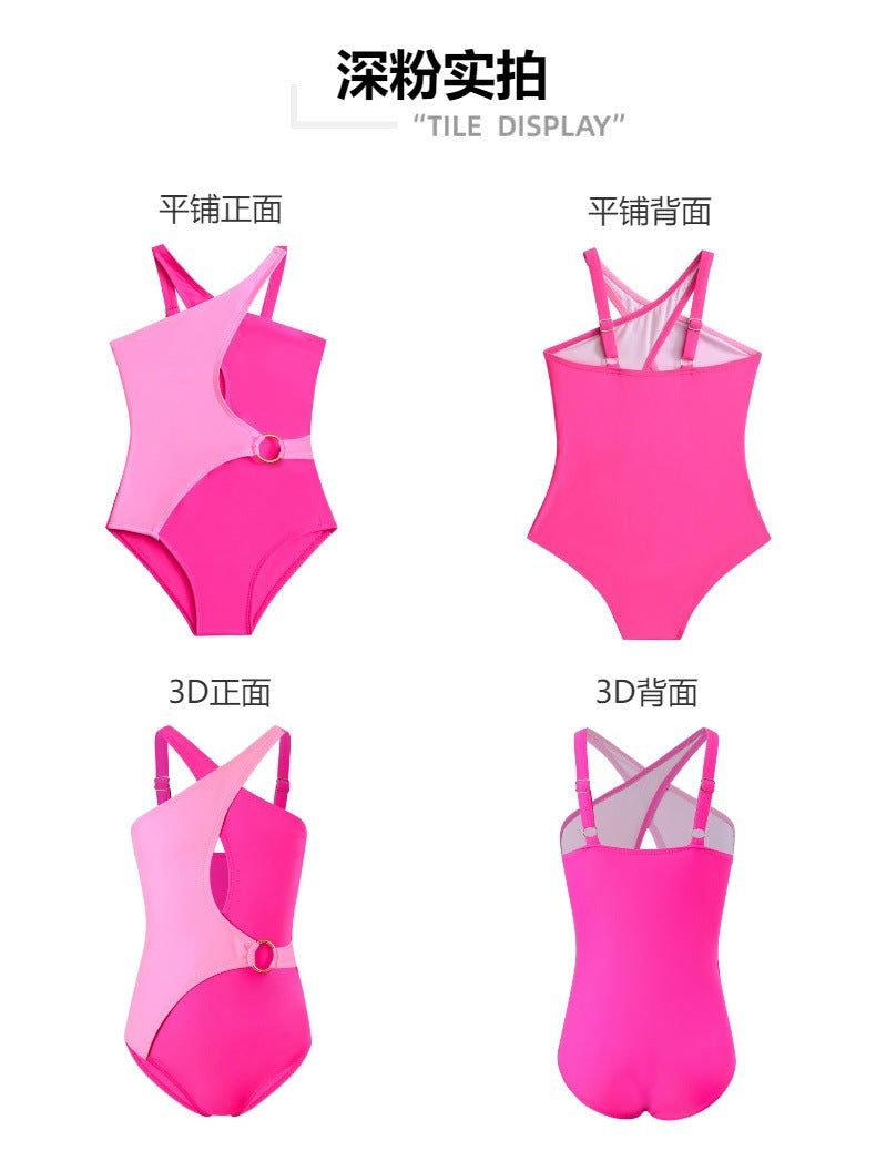 New Style Girls' Swimsuit Nylon High Elasticity Children's Swimsuit Toddler Girl One-Piece Swimsuit Children's Swimwear for Girls2025 - Seldom Seen Styles
