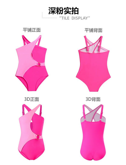 New Style Girls' Swimsuit Nylon High Elasticity Children's Swimsuit Toddler Girl One-Piece Swimsuit Children's Swimwear for Girls2025 - Seldom Seen Styles