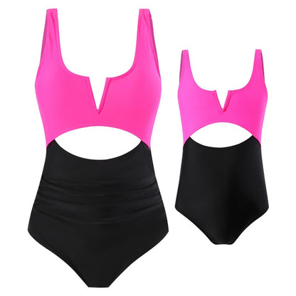 New Style Hi Fish Swimsuit Beach Parent-Child Swimwear Family Set Sun Protection Swimming Suit Beach Parent-Child Mother-Daughter Swimwear - Seldom Seen Styles