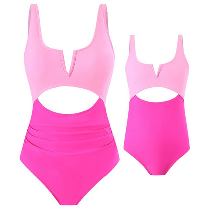 New Style Hi Fish Swimsuit Beach Parent-Child Swimwear Family Set Sun Protection Swimming Suit Beach Parent-Child Mother-Daughter Swimwear - Seldom Seen Styles