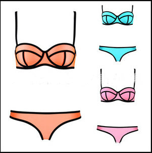 New Swimsuit Women's Zipper Bikini Swimsuit Sexy Multicolor Swimsuit - Seldom Seen Styles