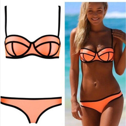 New Swimsuit Women's Zipper Bikini Swimsuit Sexy Multicolor Swimsuit - Seldom Seen Styles