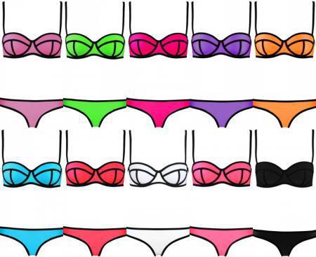 New Swimsuit Women's Zipper Bikini Swimsuit Sexy Multicolor Swimsuit - Seldom Seen Styles