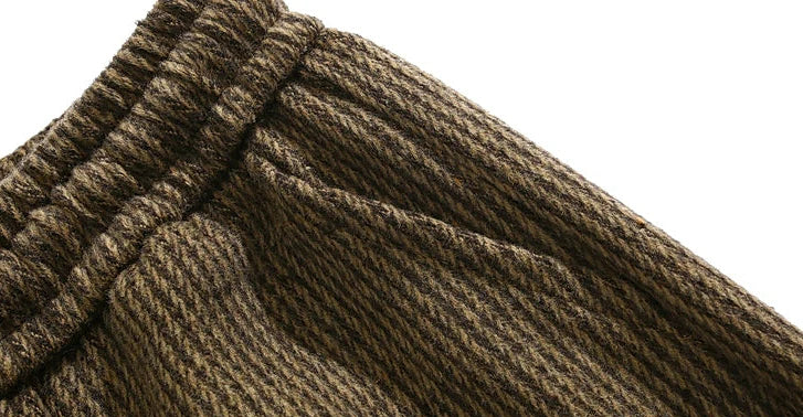 Corduroy Knit-Waist Lounge Pants - Seldom Seen Styles