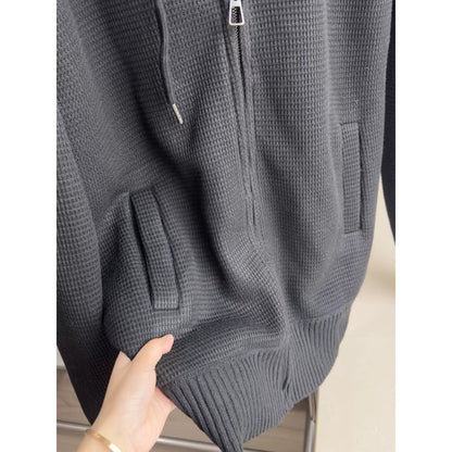 Men's Zip Up Hoodie Heavyweight Winter Sweatshirt Fleece Sherpa Lined Warm Jacket