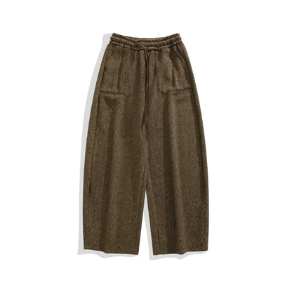 Corduroy Knit-Waist Lounge Pants - Seldom Seen Styles