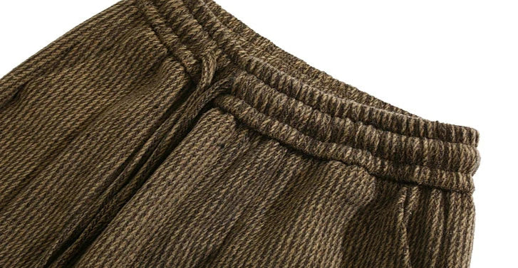 Corduroy Knit-Waist Lounge Pants - Seldom Seen Styles