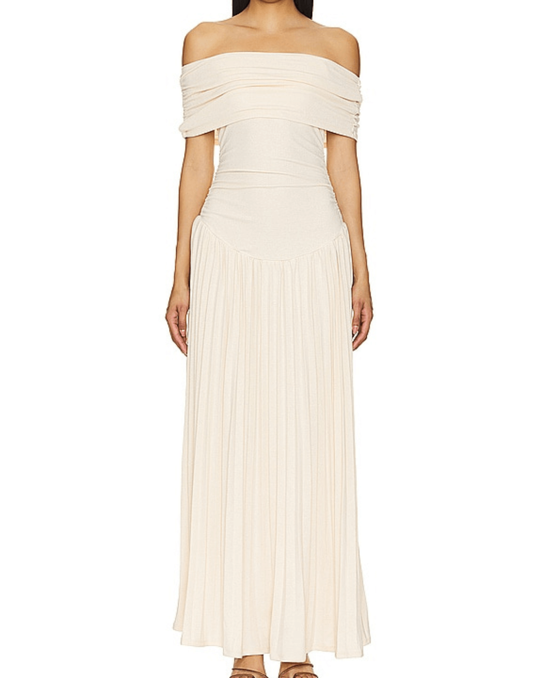 Off Shoulder Maxi Dress - Seldom Seen Styles