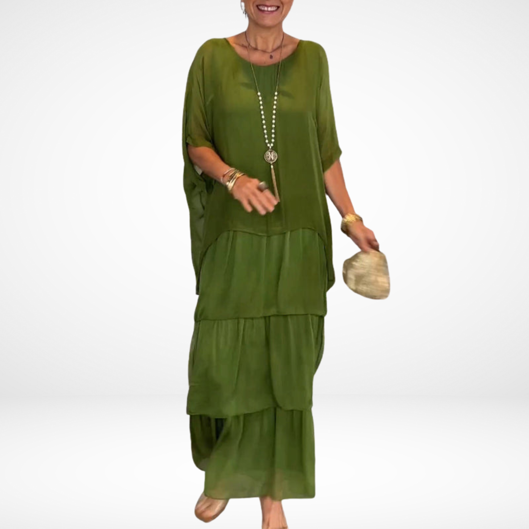 Artistic Loose Maxi Dress - Seldom Seen Styles