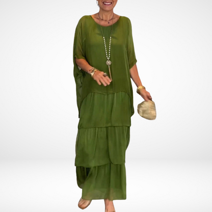 Artistic Loose Maxi Dress - Seldom Seen Styles