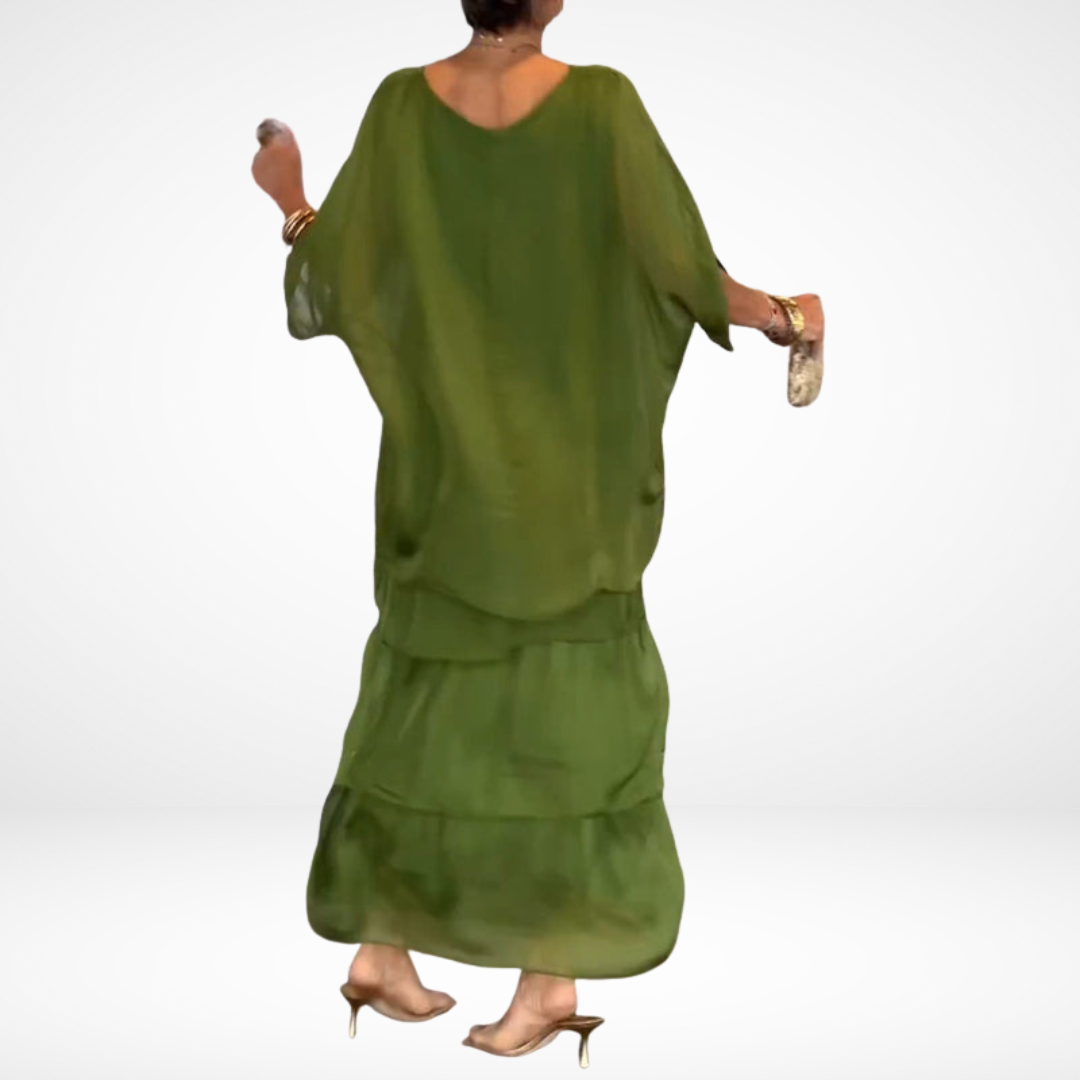 Artistic Loose Maxi Dress - Seldom Seen Styles