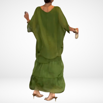 Artistic Loose Maxi Dress - Seldom Seen Styles