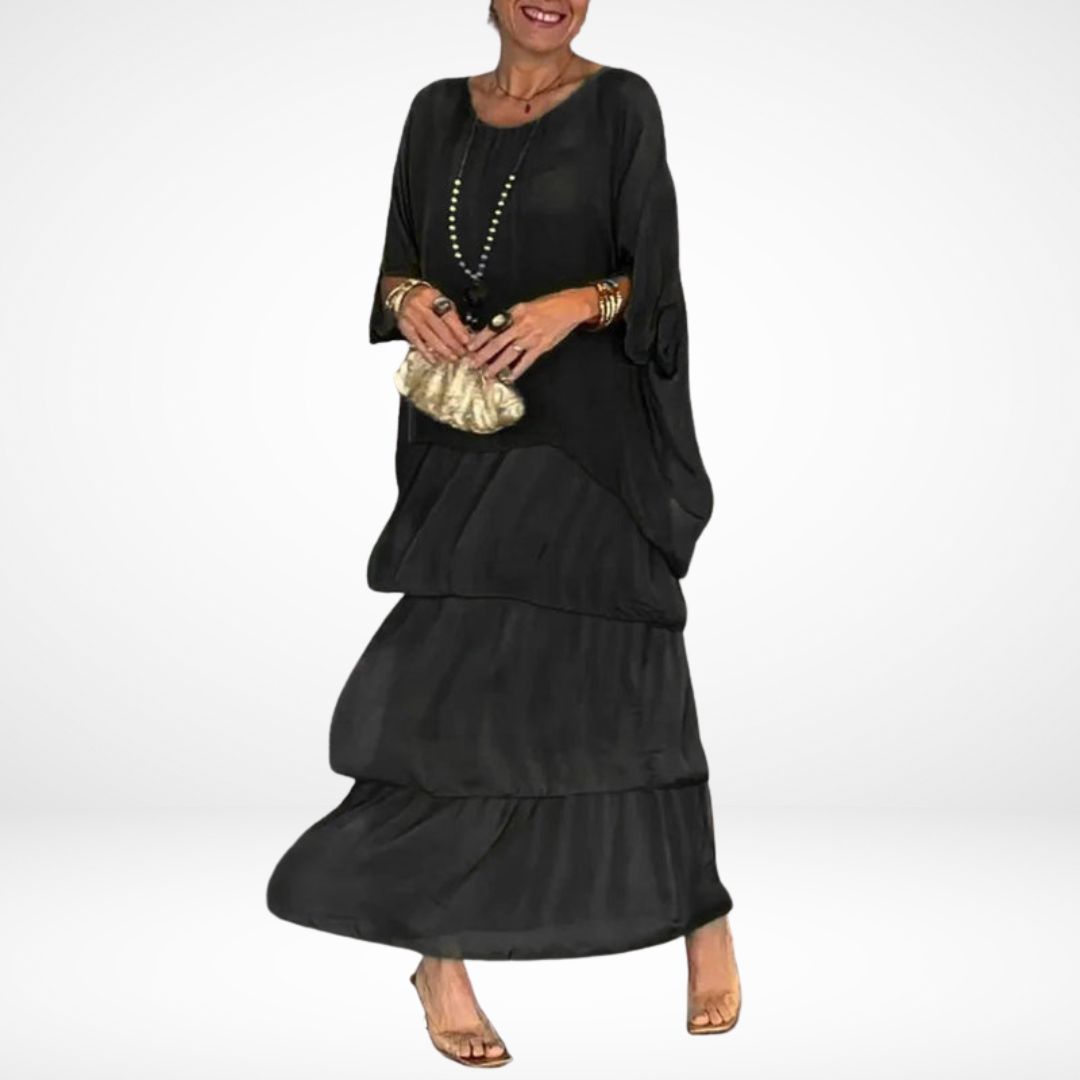 Artistic Loose Maxi Dress - Seldom Seen Styles