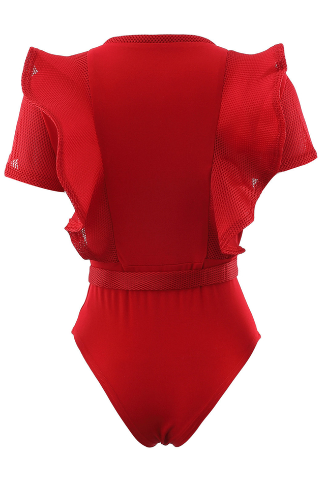 Goth Sissy Party Ruffle Bodysuit - Seldom Seen Styles