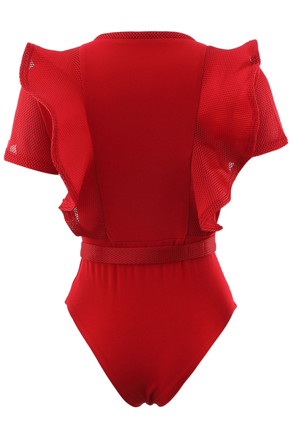 Goth Sissy Party Ruffle Bodysuit - Seldom Seen Styles