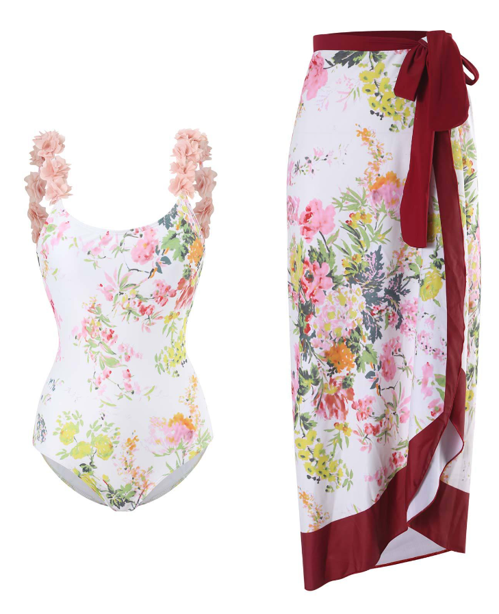 Beach Fashion Kit Swimsuit + Skirt - Seldom Seen Styles