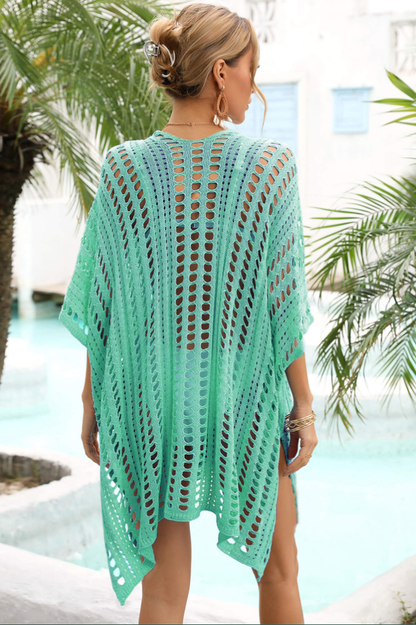 Side Slit Dolman Sleeve Cover-Up - Seldom Seen Styles