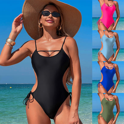 Quick-Drying2025Sexy Swimsuit for Women High-End Feel Huludao Backless One-Piece Swimsuit - Seldom Seen Styles