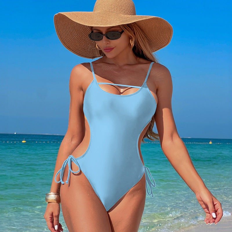 Quick-Drying2025Sexy Swimsuit for Women High-End Feel Huludao Backless One-Piece Swimsuit - Seldom Seen Styles